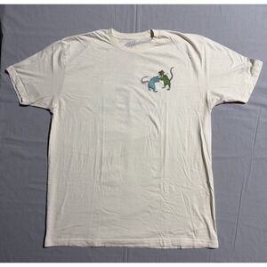 Meow Wolf Rock Em Rats Graphic Tee White 100% Cotton Mens 2XL BC000959